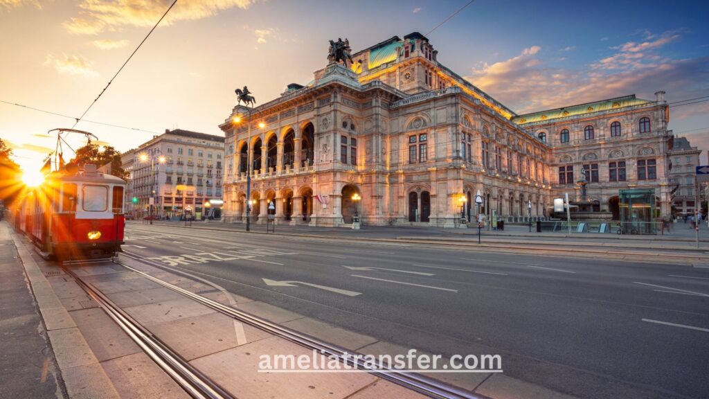 car with driver in vienna